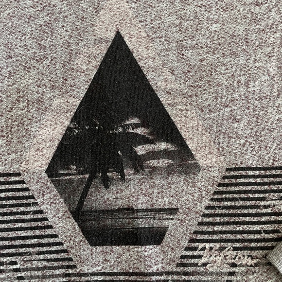 Volcom scoop neck palm tree sweatshirt - Picture 2 of 5